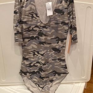 Rue 21 camouflage bodysuit
